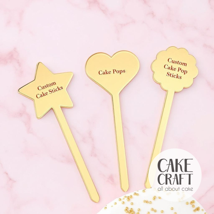 Custom Toppers - Custom Pop Sticks 12τμχ