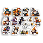 Βρώσιμα Κομμένα Σχέδια - Βρώσιμα σχέδια Halloween Νάνοι σετ - 13τμχ