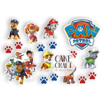 Βρώσιμα Κομμένα Σχέδια - Βρώσιμα σχέδια Paw Patrol σετ - 18τμχ