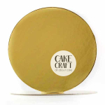 Δίσκοι τούρτας 3mm - Δίσκος τούρτας στρογγυλός χρυσός Πάχος 3mm. Διαμ.18εκ.