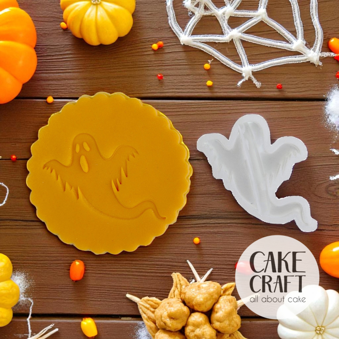 Σφραγίδες Halloween - Σφραγίδα Ζαχαρόπαστας Φαντασματάκι v2