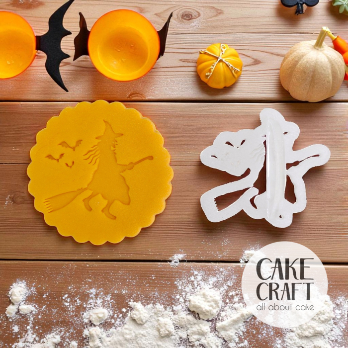 Σφραγίδες Halloween - Σφραγίδα Ζαχαρόπαστας Μάγισσα v2