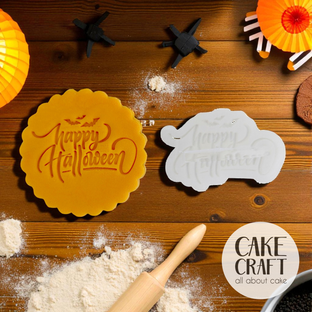 Σφραγίδες Halloween - Σφραγίδα Ζαχαρόπαστας Happy Halloween v2