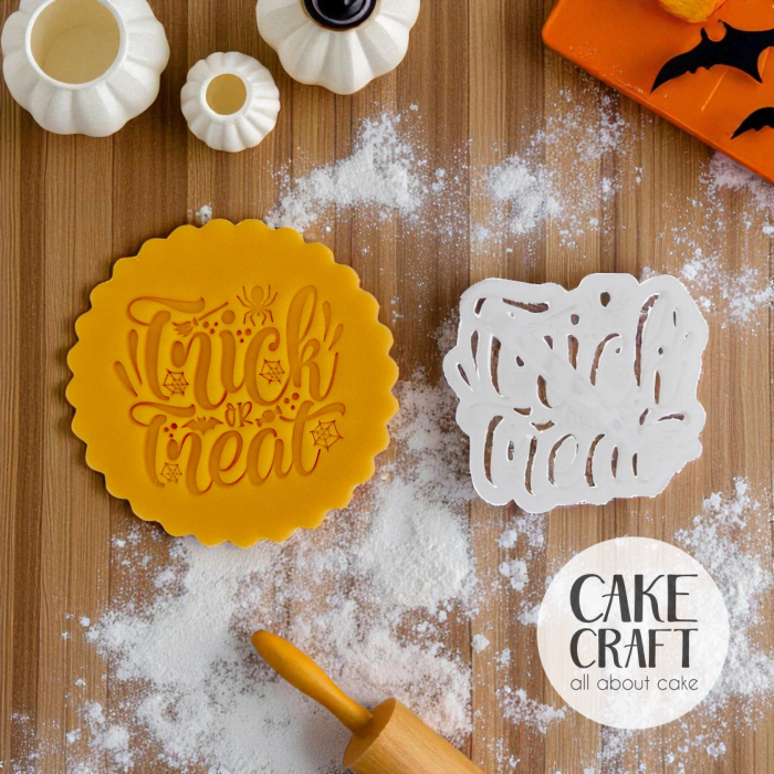 Σφραγίδες Halloween - Σφραγίδα Ζαχαρόπαστας Trick or Treat v4