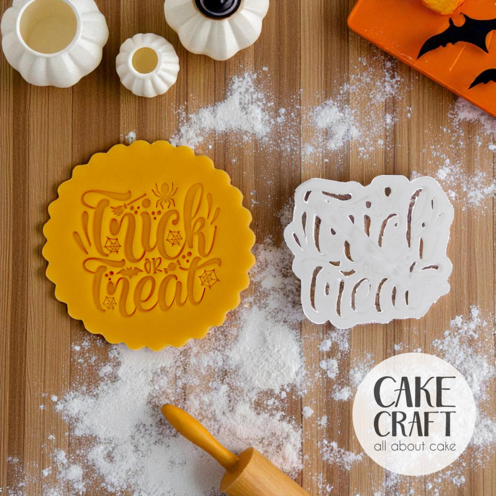 Σφραγίδες Halloween - Σφραγίδα Ζαχαρόπαστας Trick or Treat v4