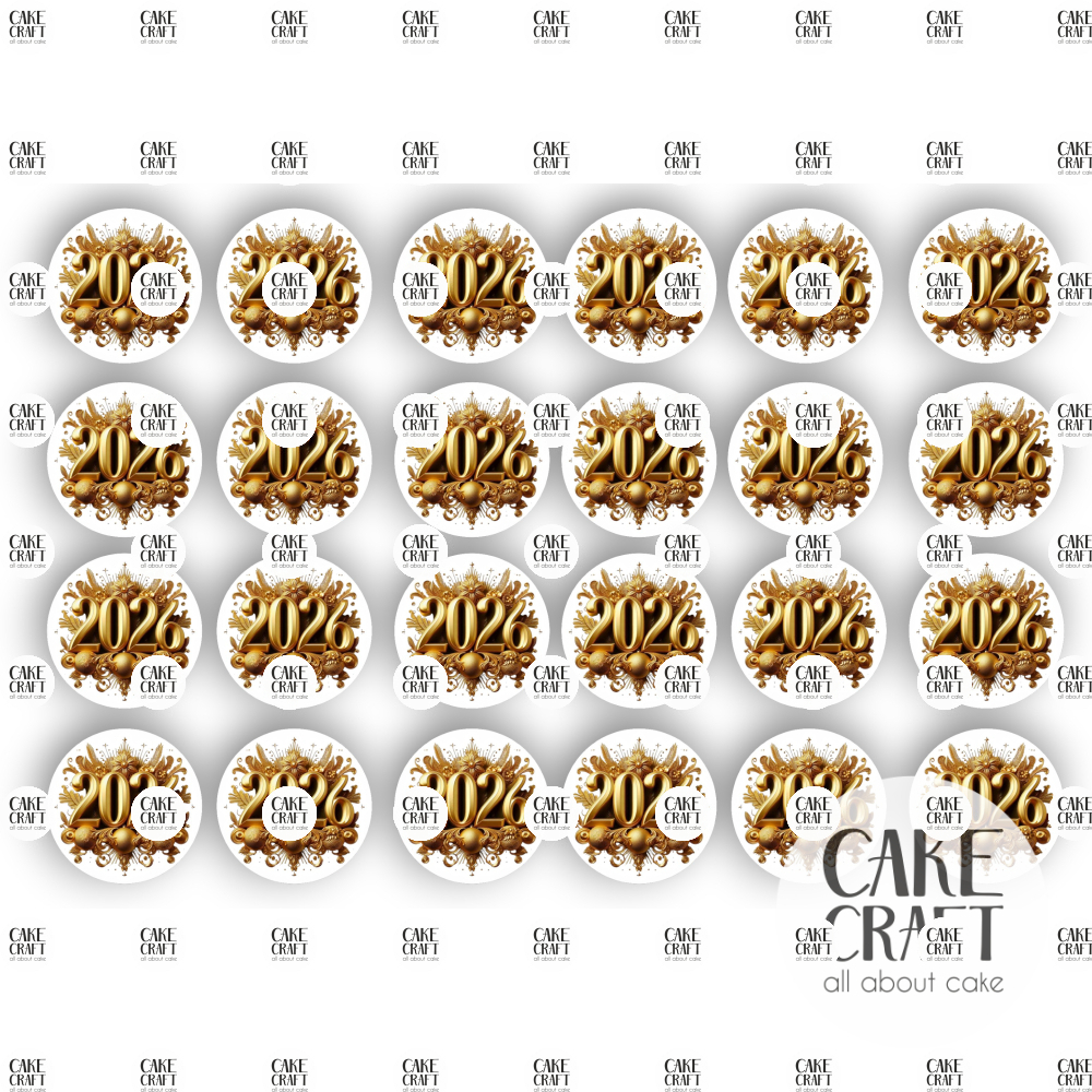 Βρώσιμα Κομμένα Σχέδια - Βρώσιμα σχέδια 2026 4cm - 24τμχ