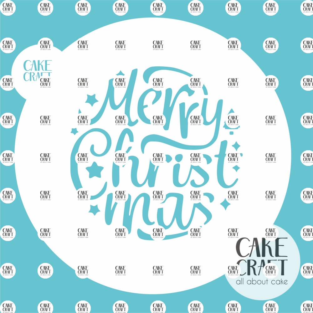 Στένσιλ - Στένσιλ Merry Christmas v2