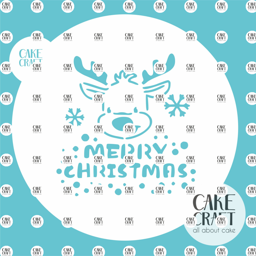 Στένσιλ - Στένσιλ Merry Christmas v7