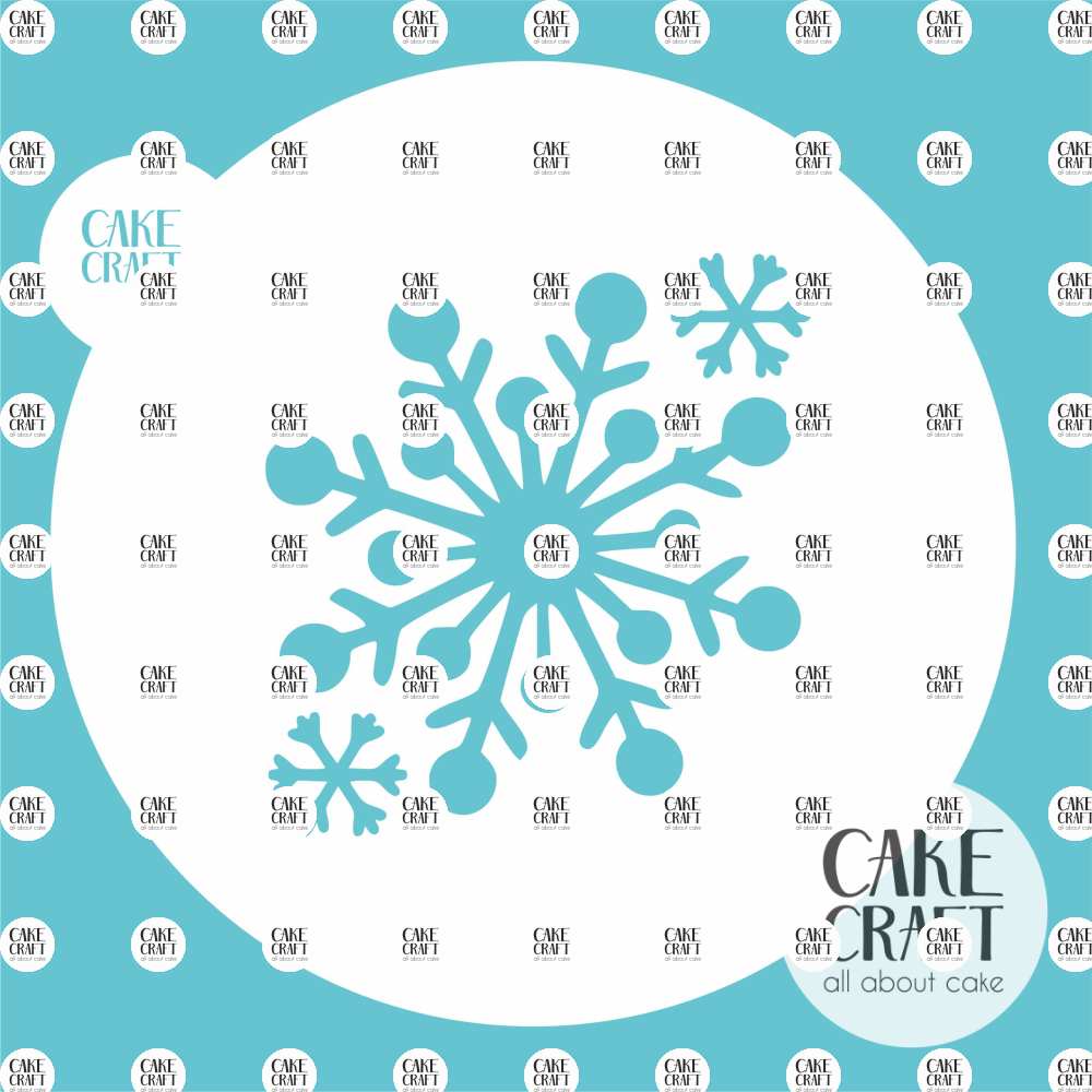 Στένσιλ - Στένσιλ Χιονονιφάδα v1