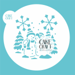 Στένσιλ - Στένσιλ Χιονάνθρωπος v1