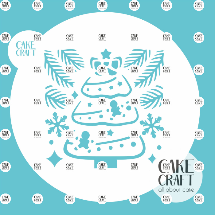 Στένσιλ - Στένσιλ Χριστουγεννιάτικο Δέντρο v2