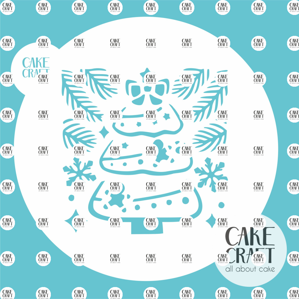 Στένσιλ - Στένσιλ Χριστουγεννιάτικο Δέντρο v2