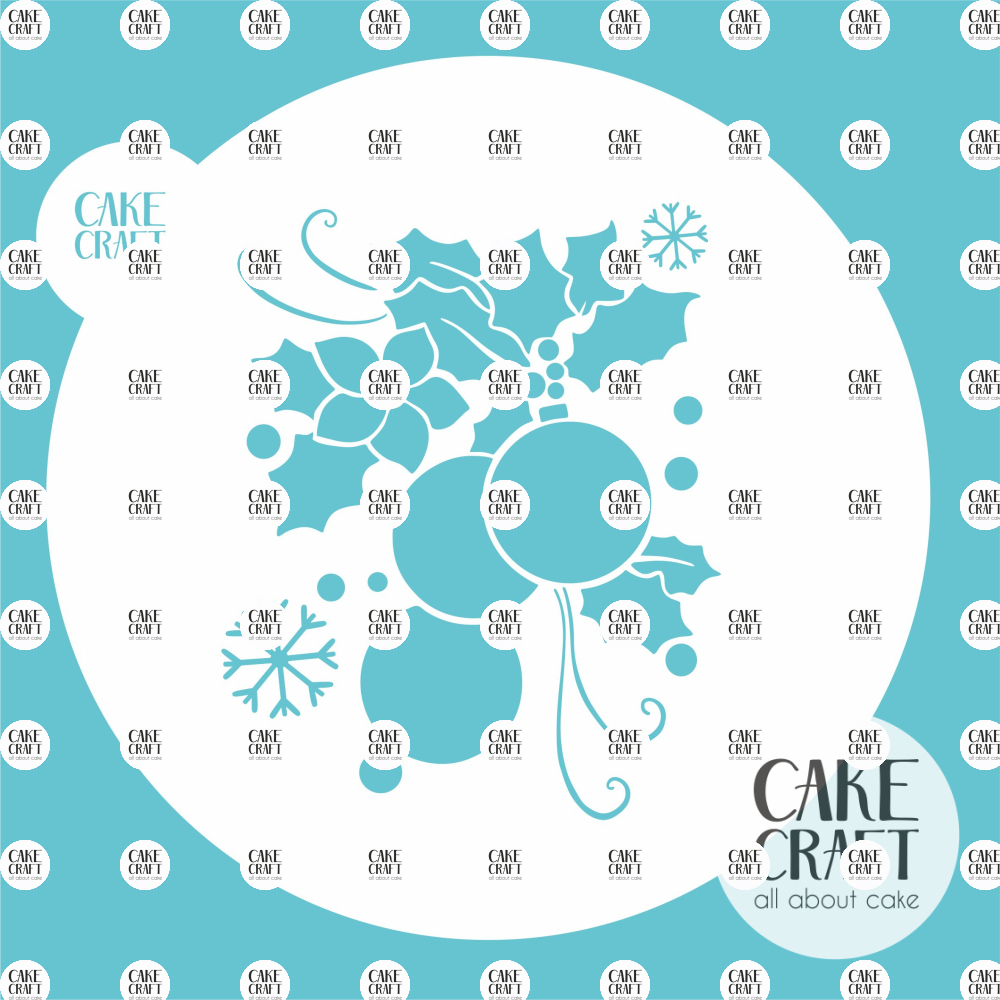 Στένσιλ - Στένσιλ Χριστουγεννιάτικη Μπάλα v4