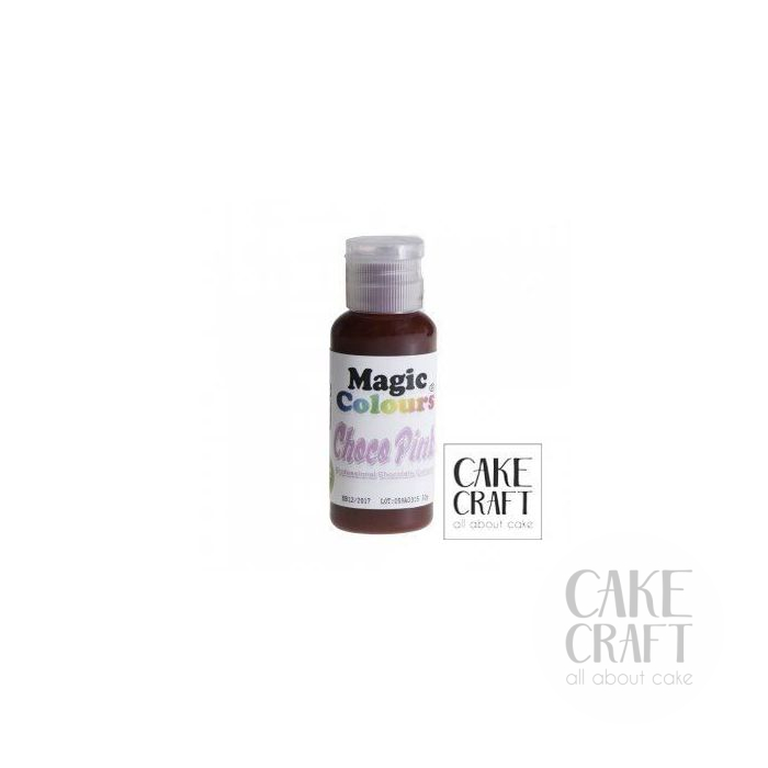 Βρώσιμα Χρώματα Σοκολάτας της Magic Colours - Ροζ 32ml